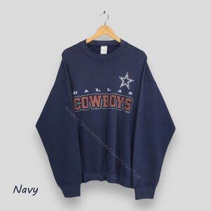 Vintage 90s Dallas Cowboys NFL Sweatshirt Dallas Cowboys Printed Crewneck